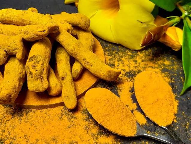 Turmeric powder, source of curcumin